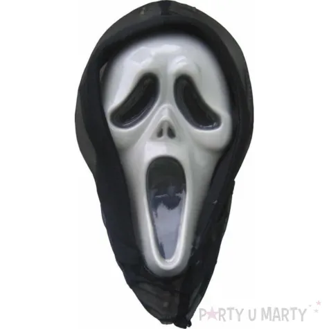 dodatek do stroju na halloween maska krzyk scream smierc morderca karnawal