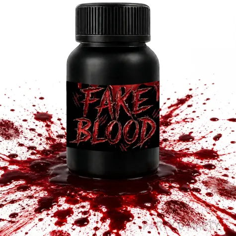 dodatek do stroju na halloween sztuczna krew do makijazu wampir zombie rany wampirzyca 100 ml