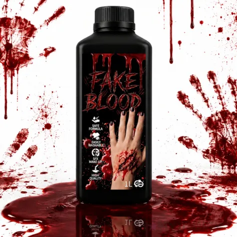 dodatek do stroju na halloween sztuczna krew do makijazu wampir zombie rany wampirzyca 1000 ml