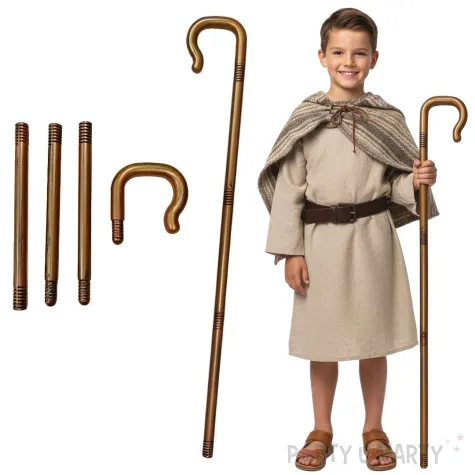 dodatek do stroju na jaselka pastoral skladana laska pasterza jozef jezus 105 cm