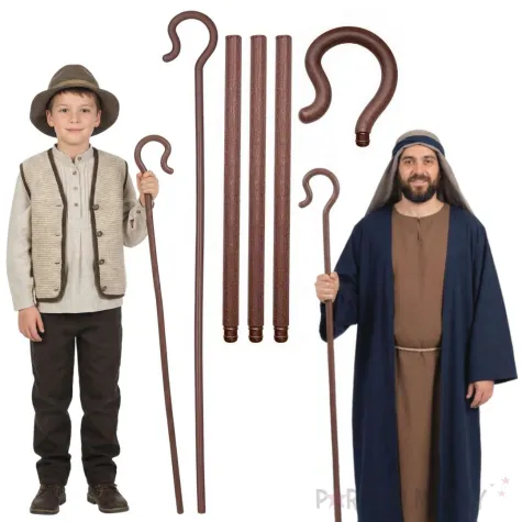 dodatek do stroju na jaselka pastoral skladana laska pasterza xl jozef jezus 150 cm