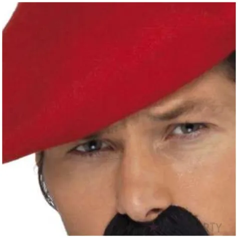 dodatek do stroju na karnawal czapka beret artysty malarza smiffys