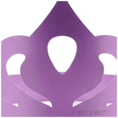 dodatek do stroju na karnawal papierowa opaska na glowe tiara diadem ksiezniczki niebieska 3 s