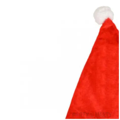 dodatek do stroju na mikolajki boze narodzenie czapka z broda swiety mikolaj