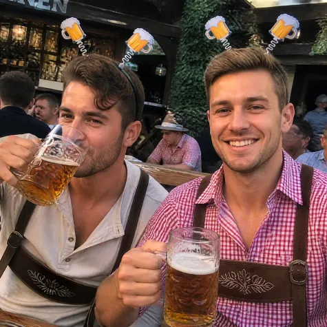 dodatek do stroju na oktoberfest wieczor kawalerski opaska na glowe kufle piwa do fotobudki