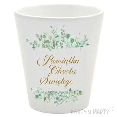 doniczka chrzest swiety eukaliptus beauty bialy 10 cm