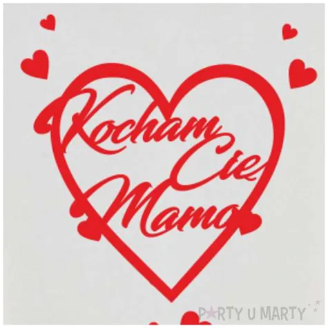 doniczka dzien matki kocham cie mamo bialy 10 cm