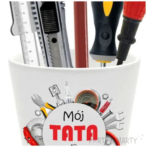 doniczka dzien ojca moj tata to debesciak bialy 10 cm