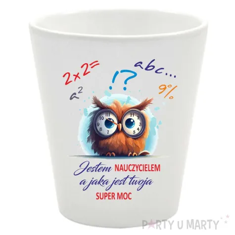 doniczka jestem nauczycielem jaka jest twoja super moc bia y 10 cm