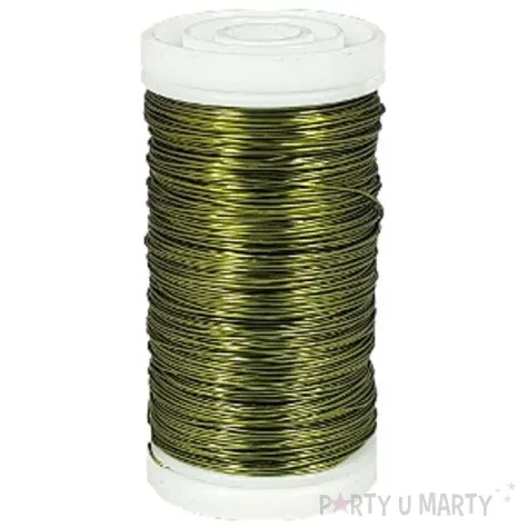 drucik florystyczny classic zielony oliwkowy czakos 0 35 mm 100 m