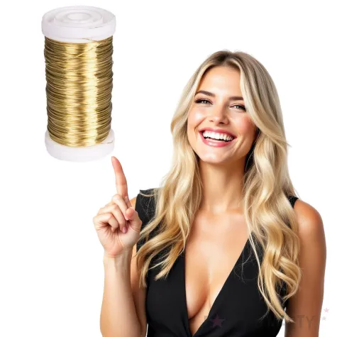 drucik florystyczny classic zloty czakos 0 35 mm 100 m