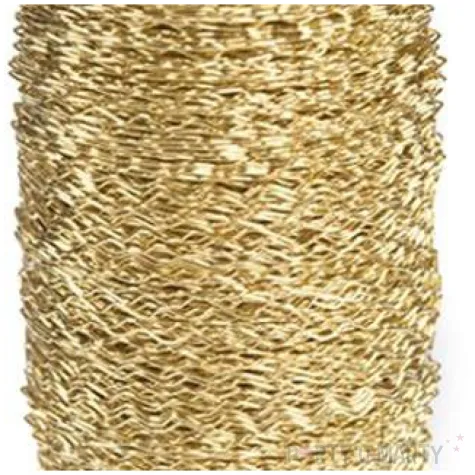 drucik florystyczny karbowany zloty czakos 0 35 mm 100 m