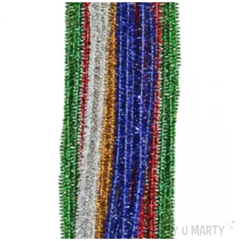 druciki kreatywne wyciory ciemne mix titanum 30 cm 25 szt