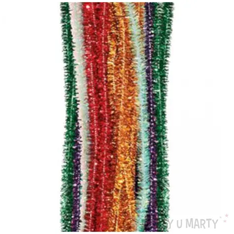 druciki kreatywne wyciory ciemne mix titanum 30 cm 25 szt