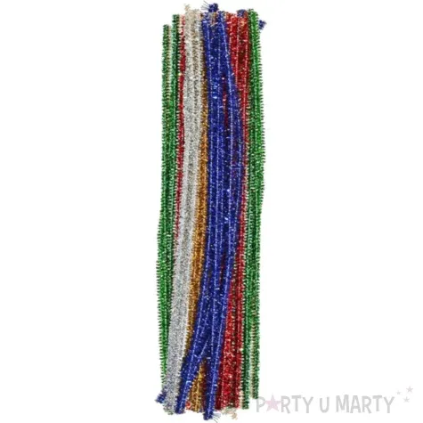 druciki kreatywne wyciory ciemne mix titanum 30 cm 25 szt