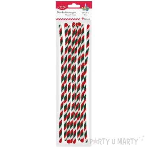 druciki kreatywne wyciory mix titanum 30cm 10 szt