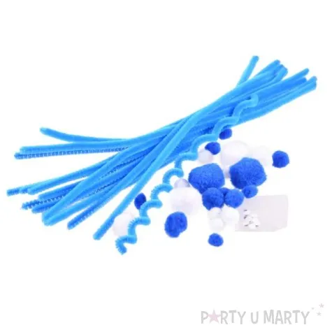 druciki kreatywne wyciory niebieski arpex 30 cm