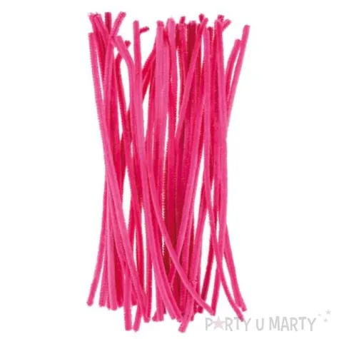 druciki kreatywne wyciory rozowe brewis 30 cm 40 szt