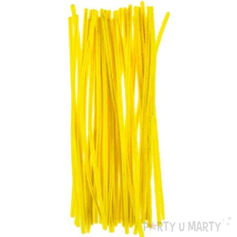 druciki kreatywne wyciory zolte brewis 30 cm 40 szt