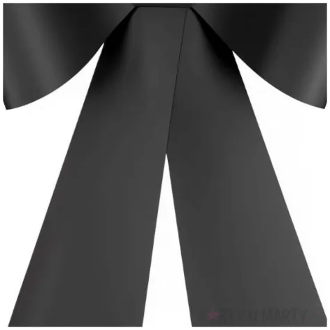 duza kokarda dekoracyjna dekoracja prezentu samochodu drzwi czarna 71 x 55 cm