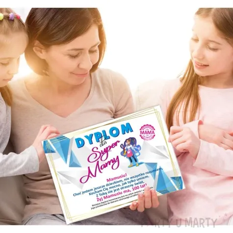dyplom foto dla super mamy a5