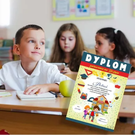 dyplom pasowania na ucznia szkola a5