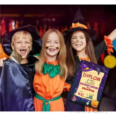 dyplom za najlepszy kostium czary mary a5