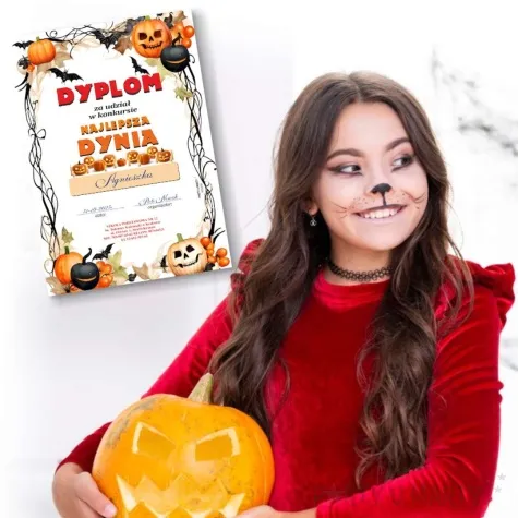 dyplom za udzial w konkursie najlepsza dynia mix a5