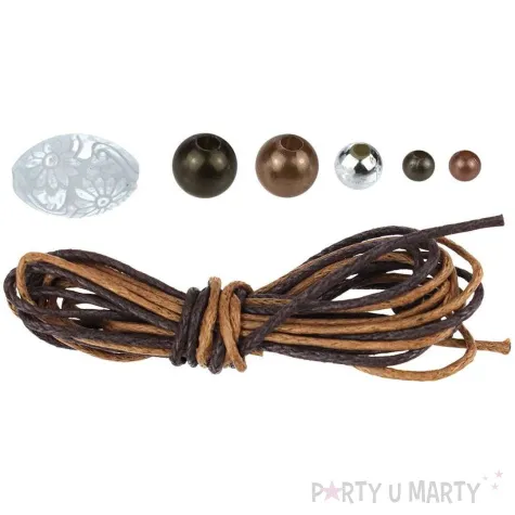 dzety perelki kwiaty sznurek i charmsy bialy titanum 30 g