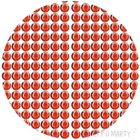 dzety samoprzylepne krysztalki 3d 6mm czerwone brewis