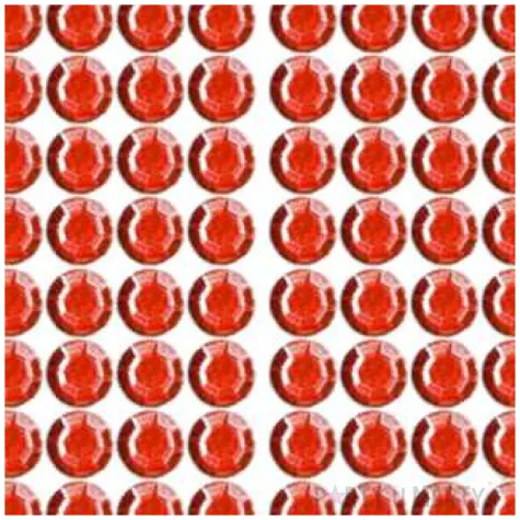 dzety samoprzylepne krysztalki 3d 6mm czerwone brewis