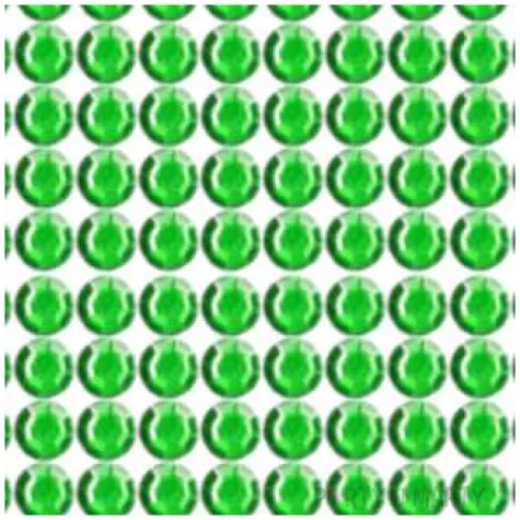 dzety samoprzylepne krysztalki 3d 6mm zielone brewis