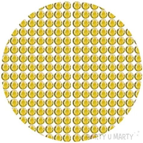 dzety samoprzylepne krysztalki 3d 6mm zlote brewis