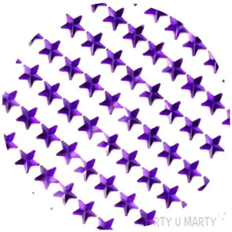 dzety samoprzylepne krysztalki 3d gwiazdki fioletowe brewis