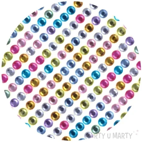 dzety samoprzylepne krysztalki 3d sokragle mix brewis