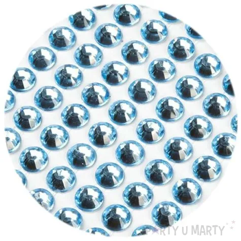 dzety samoprzylepne krysztalki blekitne 6 mm 260 szt