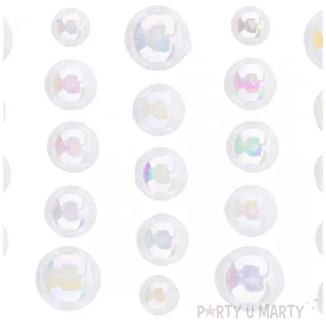 dzety samoprzylepne krysztalki kolka opalizujacy aliga 45 szt