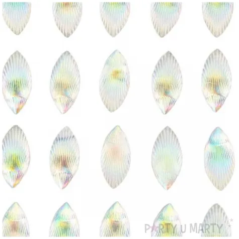 dzety samoprzylepne krysztalki muszelki opalizujacy aliga 30 szt