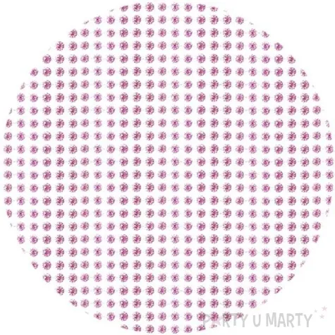 dzety samoprzylepne krysztalki rozowe 4 mm titanum