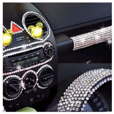 dzety samoprzylepne krysztalki zlote 6 mm 260 szt