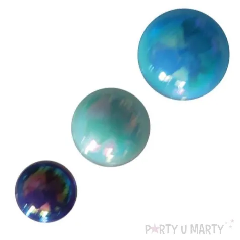 dzety samoprzylepne kulki niebieski titanum 42 szt