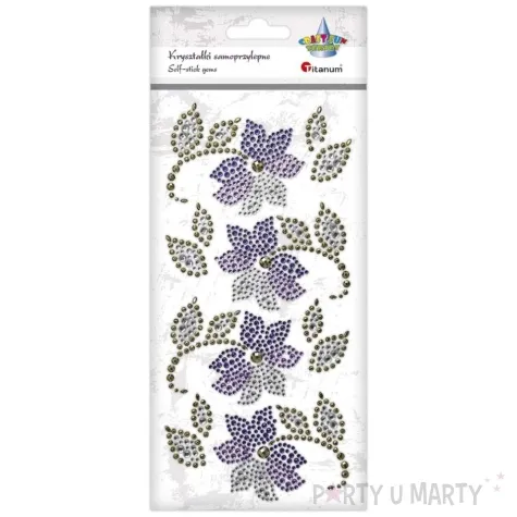 dzety samoprzylepne kwiaty i lodygi mix titanum 12 szt