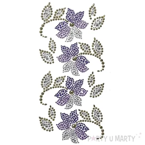 dzety samoprzylepne kwiaty i lodygi mix titanum 12 szt