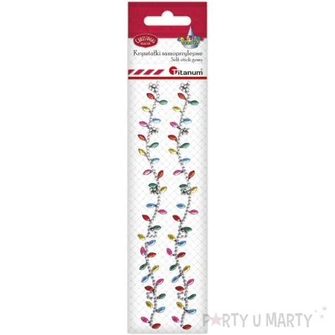 dzety samoprzylepne lampki choinkowe mix titanum 2 szt