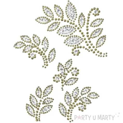 dzety samoprzylepne lodygi srebrny titanum 7 szt