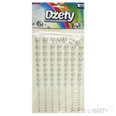 dzety samoprzylepne perelki 3d okragle perlowe brewis