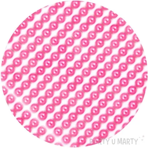 dzety samoprzylepne perelki 3d okragle rozowe brewis