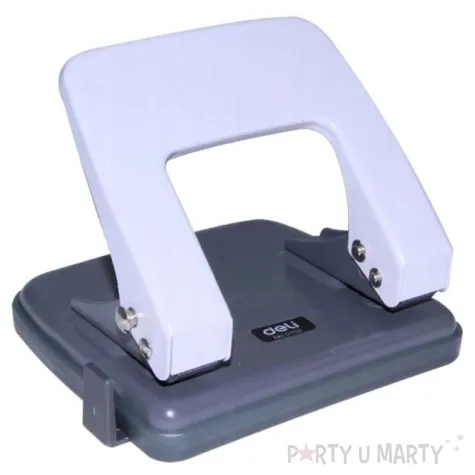 dziurkacz do papieru classic bialy deli no 0102