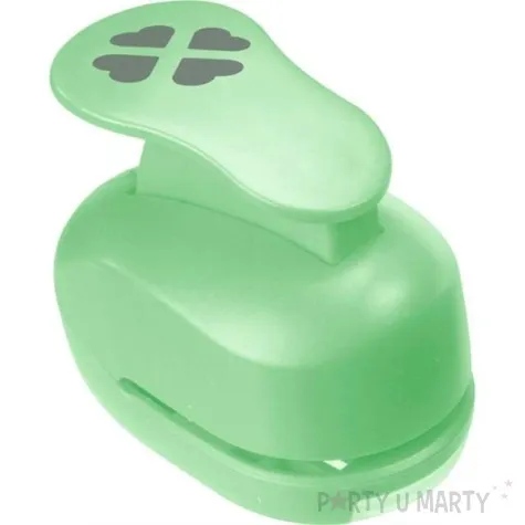 dziurkacz kreatywny 4 serca zielony titanum 25 mm