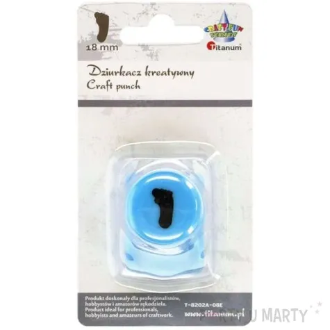 dziurkacz kreatywny baby shower stopka titanum 18 mm